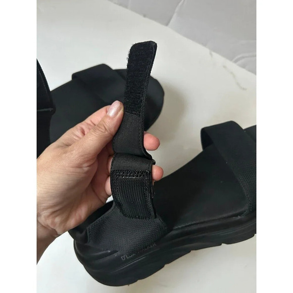 Skechers D'Lux Walker Sandals black size 8 - Picture 7 of 10